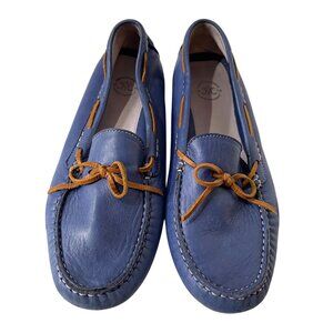 Murphy and Johnston Leather Loafers Driving Size 10 N Periwinkle
